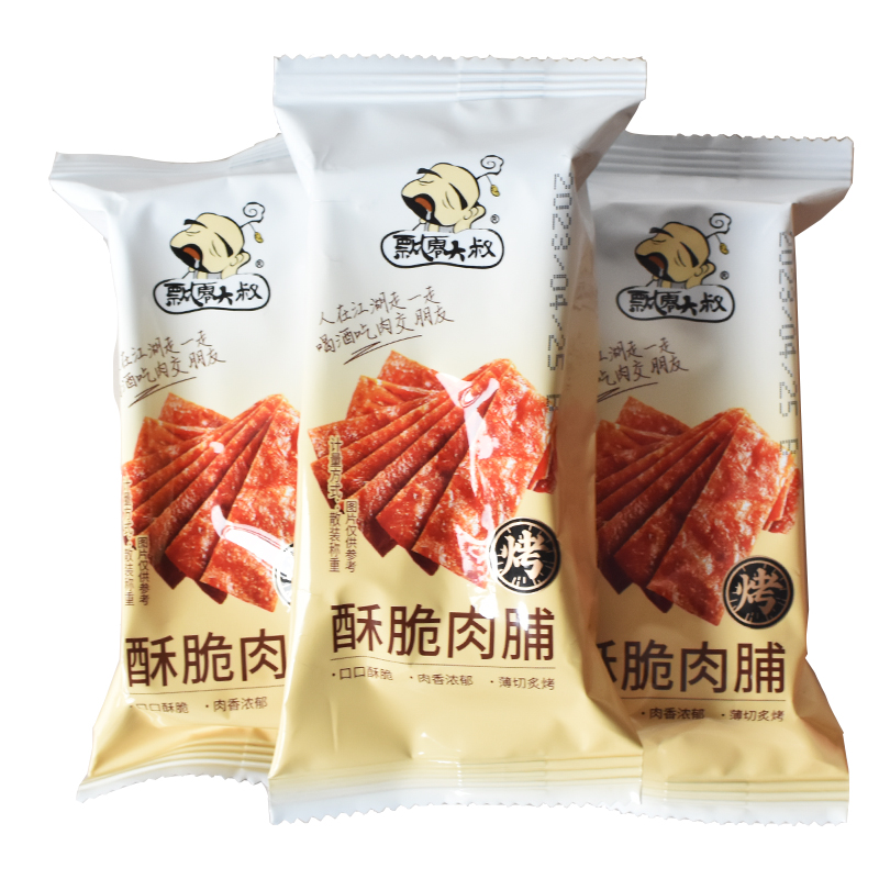 飘零大叔酥脆肉脯500g原味香辣靖江特产食品脆肉干散称小包装零食