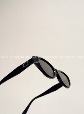 DENTUATUA 夏日滤镜~做气质女孩！25ss 复古猫眼太阳眼镜墨镜女