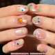 12-grid nail sequins star-blade pentagram laser aurora