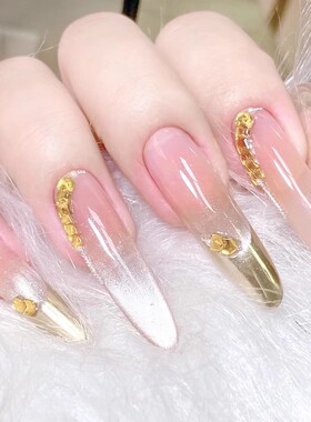 金黄色麦芽钻平底钻指甲装饰钻