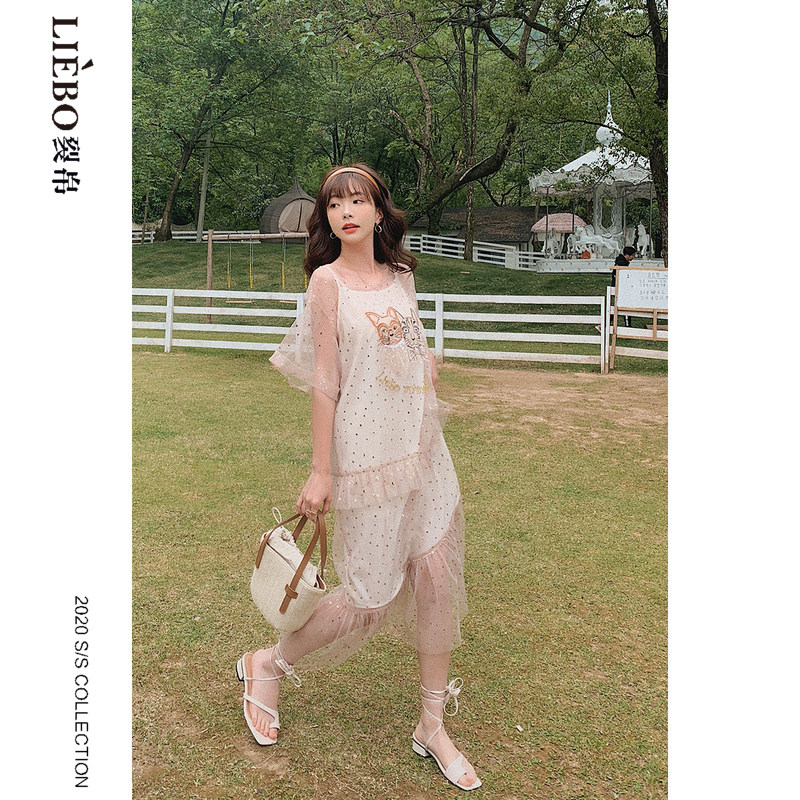 裂帛2020夏季新款童话风浪漫连衣裙 裂帛立天连衣裙