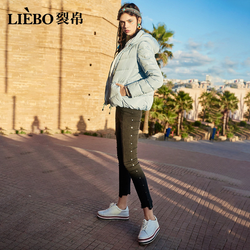 裂帛春装2020新款女潮摇滚牛仔裤 裂帛立天牛仔裤