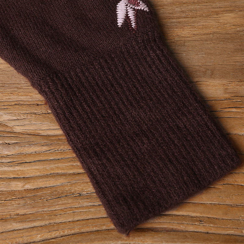 裂帛2018秋冬新款和服v领精工毛衣 裂帛立天毛衣