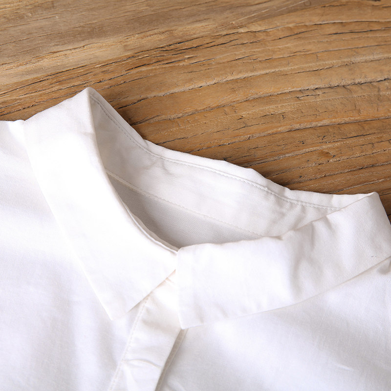 裂帛中袖2020春装新款中长宽松衬衫 裂帛立天衬衫