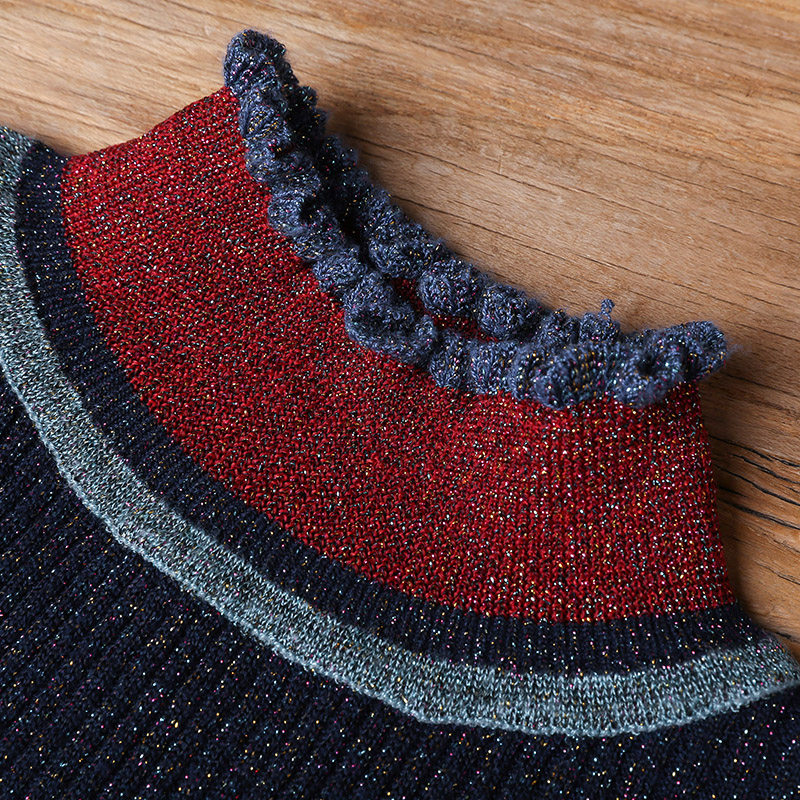 裂帛半高领2020新款秋冬洋气毛衣 裂帛立天毛衣