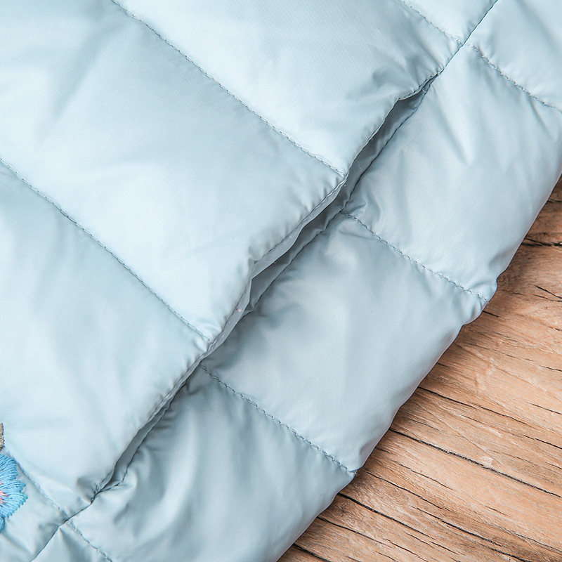 裂帛2020年新款冬保暖绣花羽绒服 裂帛立天羽绒服