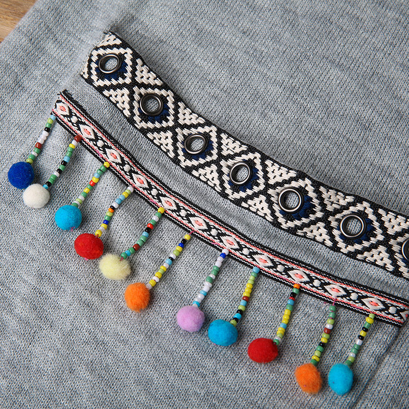 裂帛2019秋季新款冷淡风v领开衫 裂帛立天毛针织衫