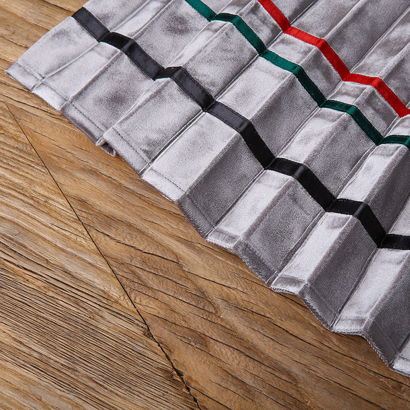 裂帛丝绒女中长款2020春装半身裙 裂帛立天半身裙