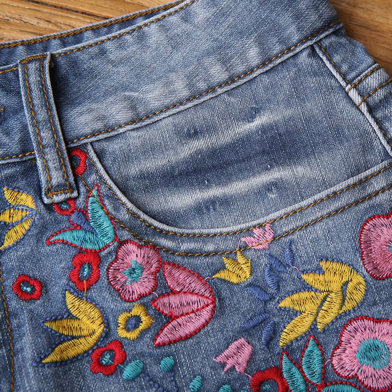  裂帛立天牛仔裤