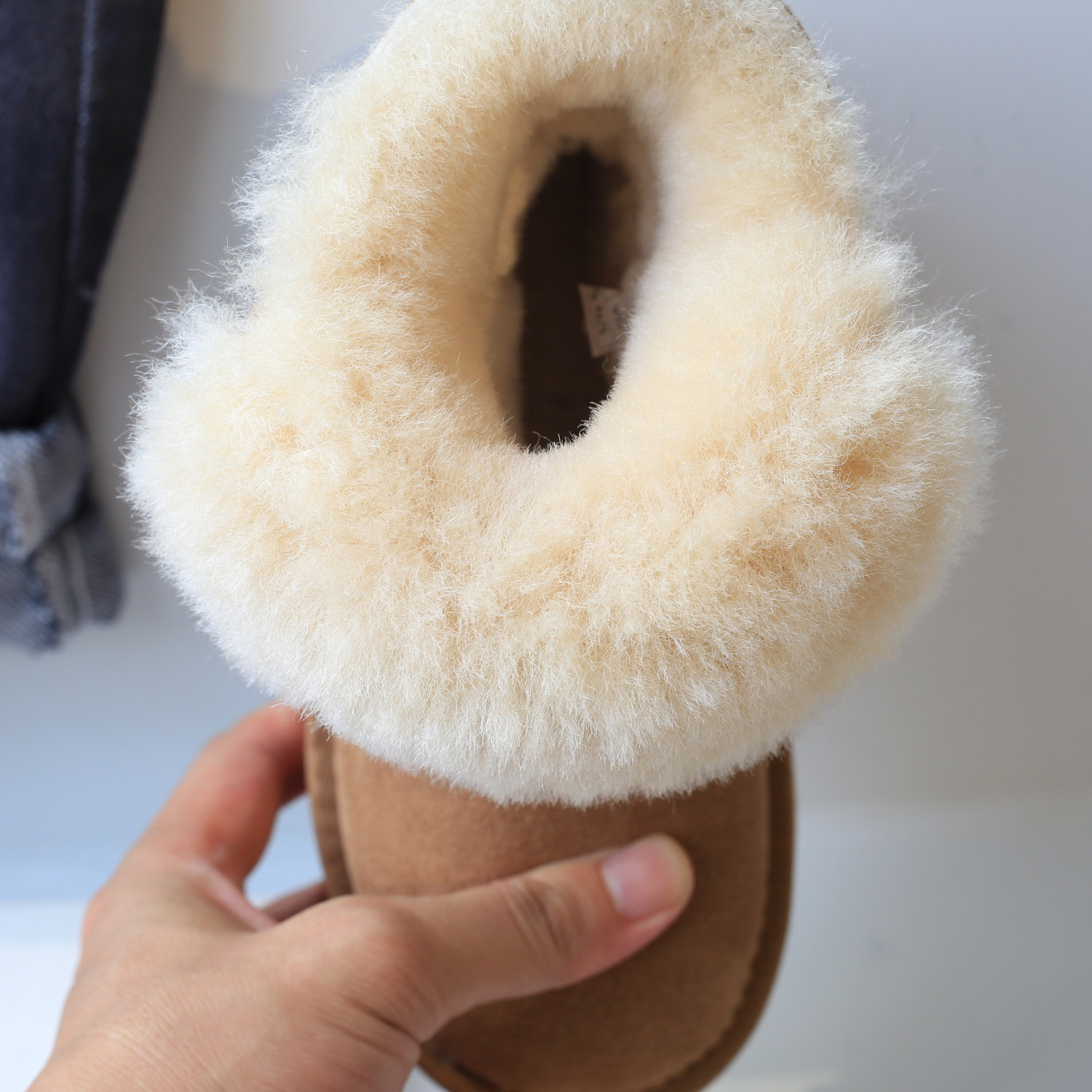 亲子磨砂真皮儿童棉鞋加绒加厚男童靴子2025新款冬鞋女童雪地靴,淘宝优惠券,粉丝福利购,淘宝优惠卷