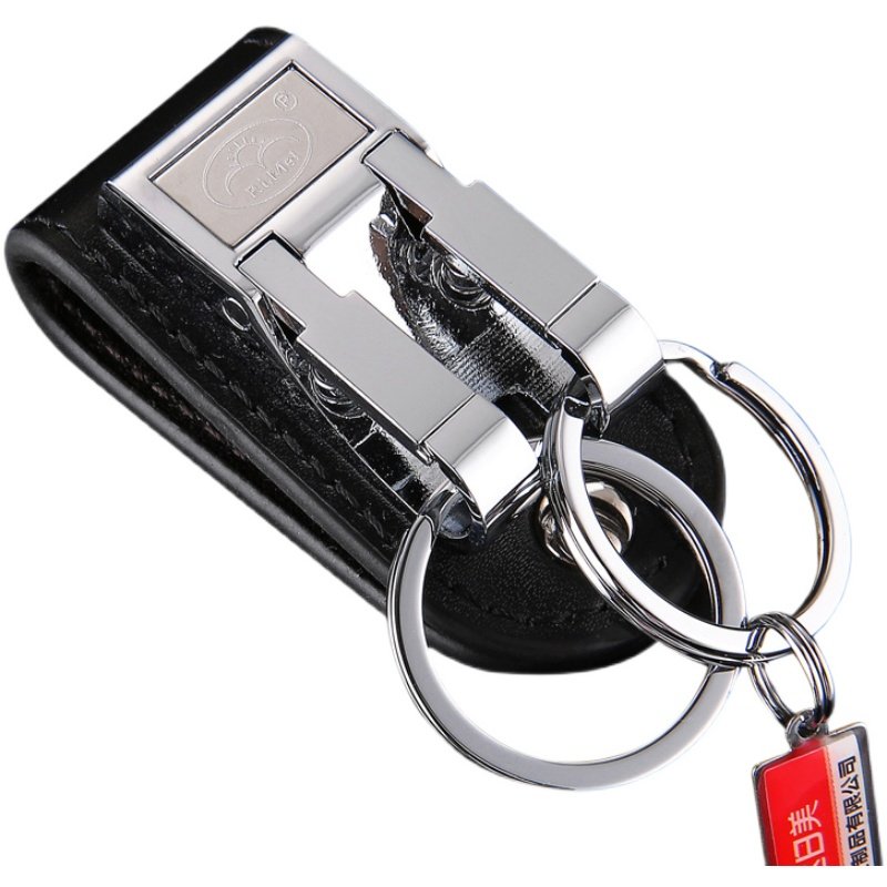 金达日美创意个性钥匙扣不锈钢男士腰挂双环圈挂件锁匙扣钥匙环圈,淘宝优惠券,粉丝福利购,淘宝优惠卷