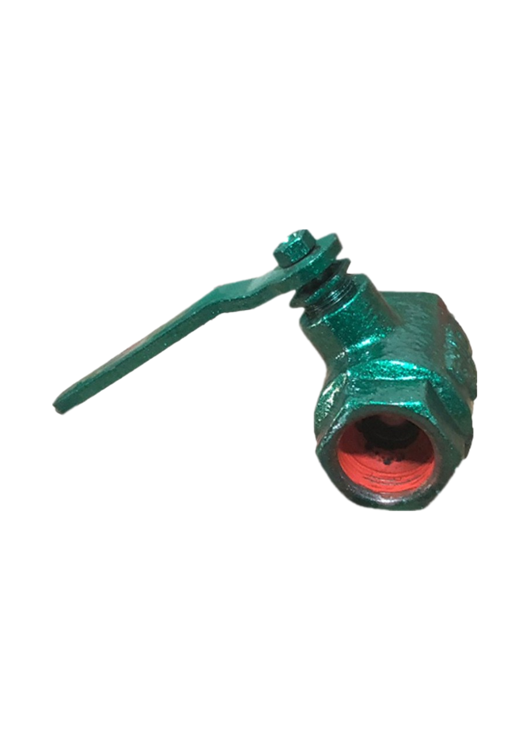 绿色烤漆球阀Q11F-16水阀铸铁球阀注浆空压机铁阀门4分DN15 - 图3