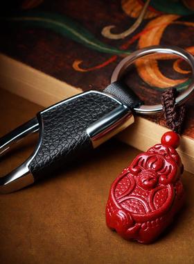 天然原矿朱砂富甲天下玄武神龟吊坠龙龟项链男女款挂件饰品礼物