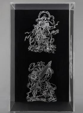 宝箧印陀罗尼有机玻璃五轮塔