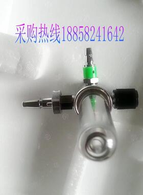 医院氧气流量计 一次性扶舒清氧气调压表，挂一次性扶舒清使用。