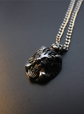 骷髅钛钢小众设计ins冷淡风项链