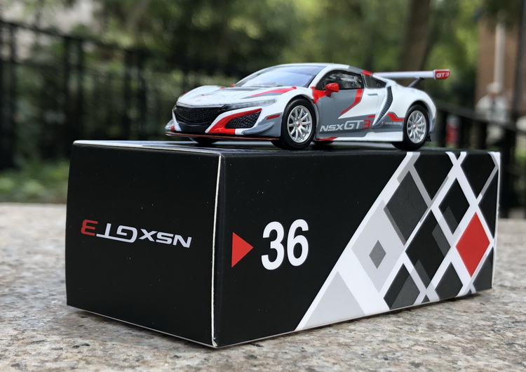 现货MINIGT合金车模TSM 1:64本田讴歌NSX GT3车展版汽车模型-图2