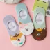 Hàn Quốc dễ thương động vật dễ thương vớ cotton vô hình nữ vớ mùa hè phần mỏng chống trượt màu kẹo nông miệng vớ - Vớ hàng tuần vớ Vớ hàng tuần