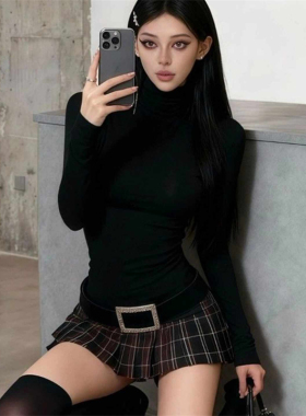 洛默腰带女配裙子高级感百搭毛衣腰间配饰辣妹美式高街复古皮带冬