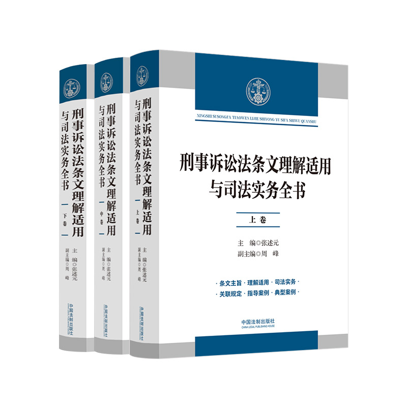 正版 2023新 刑事诉讼法条文理解适用与司法实务全书 三卷本 刑事诉讼法司法解释 检察官刑事律师公安机关办案人员法律实务 法制 - 图0