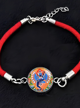 无上瑜伽密母续喜金刚萨迦派本尊欢喜佛佛像手链饰品挂件手串佛珠