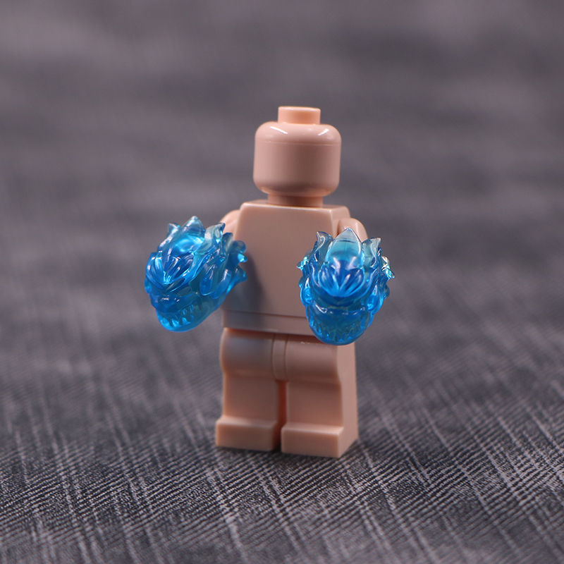 FC第三方积木人仔配件火焰特效魔法阵手炮传送门拼装玩具 - 图2