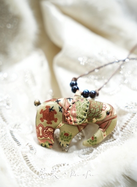 若芙｜【吉象】香云纱挂件配饰