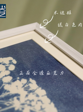 【指尖造艺】蓝晒装裱框装裱框