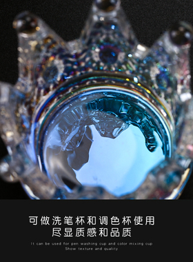 ins网红爆款复古风水晶玻璃皇冠