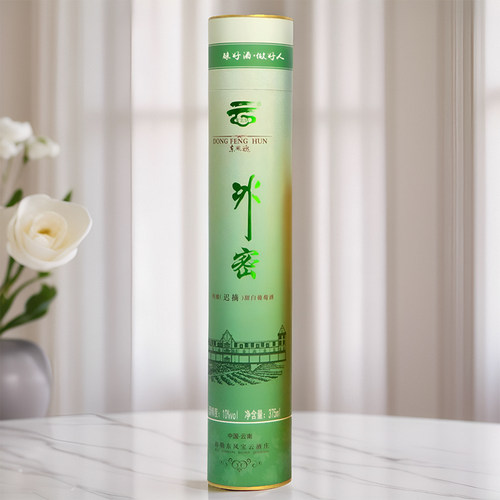 云南弥勒白葡萄酒甜型宝云酒庄东风魂冰密女士甜酒甜白微醺375ml - 图2