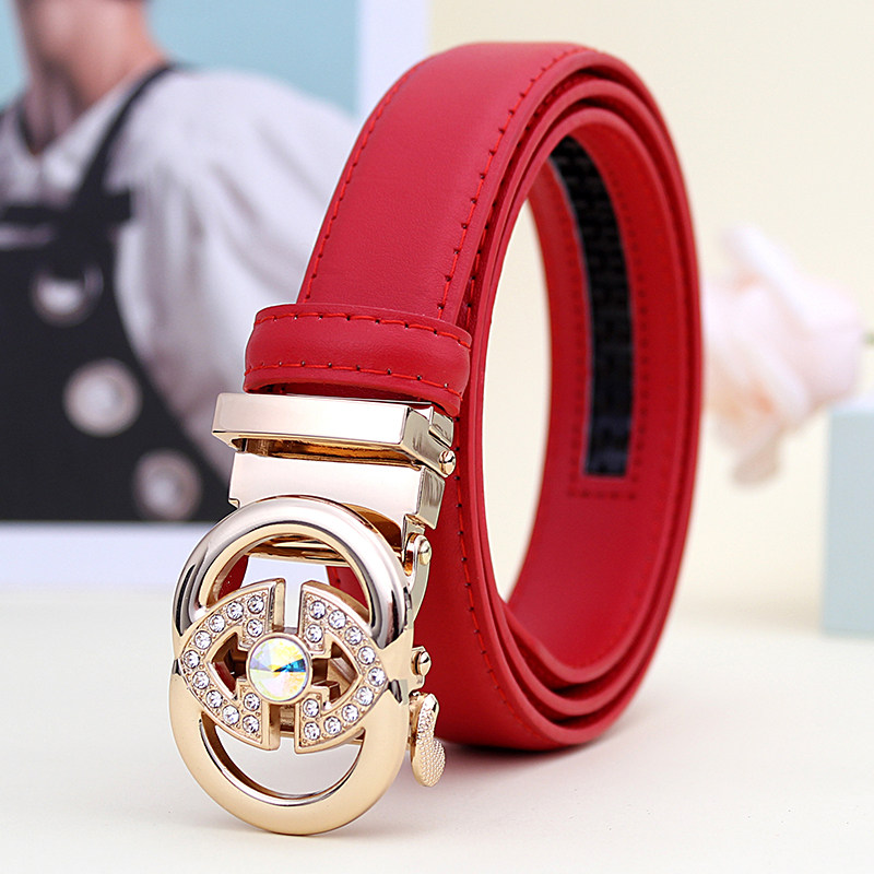 2025新款女士皮带真皮时尚百搭轻奢自动扣腰带装饰牛仔裤带配裙子,淘宝优惠券,粉丝福利购,淘宝优惠卷