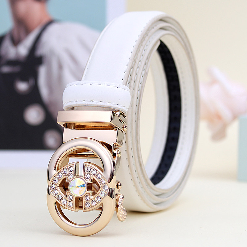 2025新款女士皮带真皮时尚百搭轻奢自动扣腰带装饰牛仔裤带配裙子,淘宝优惠券,粉丝福利购,淘宝优惠卷