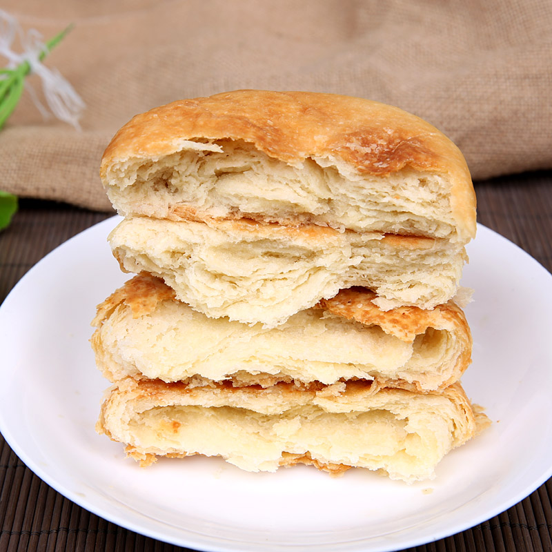 奶酥饼内蒙古草原特产早餐饼甜味小吃零食糕点散装 酸奶饼黄油饼 - 图0