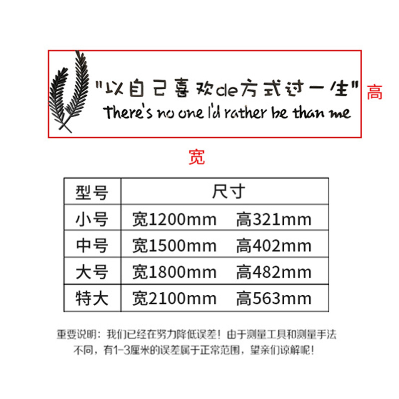 网红ins北欧风贴纸自粘客厅卧室床头宿舍租房神器3d立体墙贴装饰 - 图2