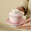 Ceramic pinch flower tea set women's exquisite tea set