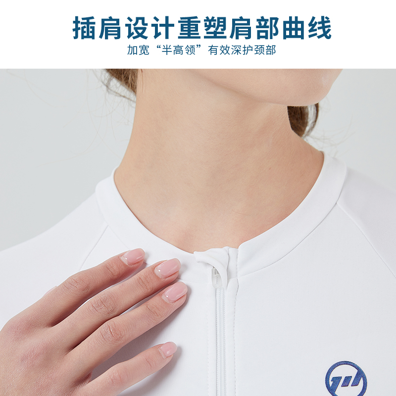 竞浪泳衣女款保守高级感连体游泳衣2025新款夏季专业遮肚显瘦泳装