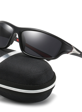 时尚男士开车偏光太阳镜新款运动户外运动墨镜防风骑行镜驾驶眼镜