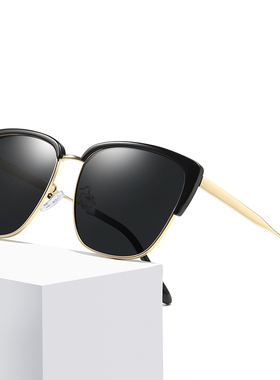 墨镜女士方框时尚风户外太阳眼镜