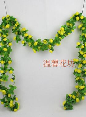 仿真管道塑料花100条起包邮