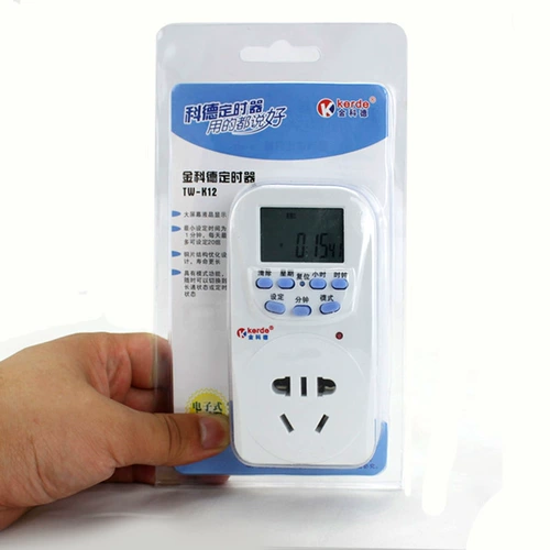 Koward Times Siter Switch Кухонный преобразователь рыбы аквариум аквариум контроль времени задержка