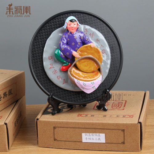 脸谱泥塑陕西八大怪摆件中国特色礼品送老外出国西安旅游纪念品 - 图1
