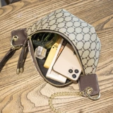 Летняя небольшая сумка, сумка через плечо, трендовая сумка на одно плечо, брендовая нагрудная сумка, поясная сумка, 2023, из натуральной кожи