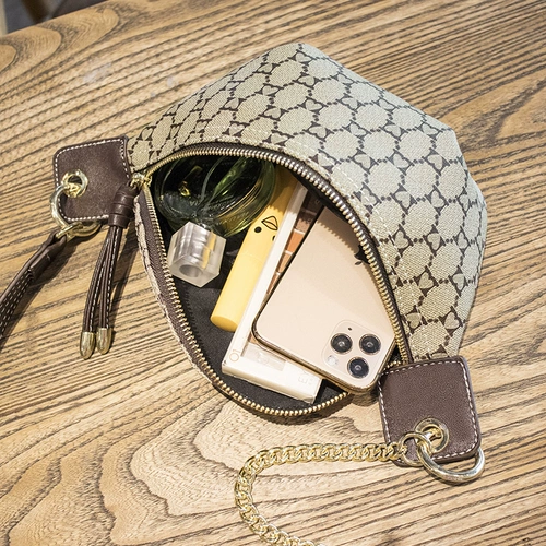 Летняя небольшая сумка, сумка через плечо, трендовая сумка на одно плечо, брендовая нагрудная сумка, поясная сумка, 2023, из натуральной кожи