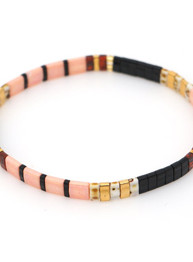 ins小众手链秋冬款简约个性朋克风tila米珠百搭叠戴手链女 闺蜜款