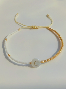 mlgm女ins欧美风字母手链包邮