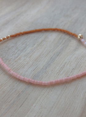 MLGM小众ins风简约miyuki进口珠细手链个性时尚女手链叠戴手串女