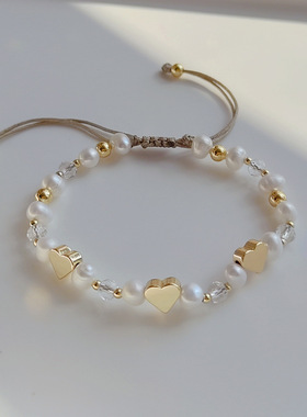 MLGM情侣珍珠小众高质量手链包邮