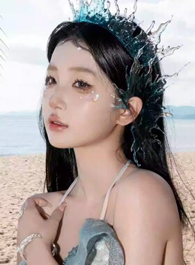 发饰发箍滴胶民族风眉心坠