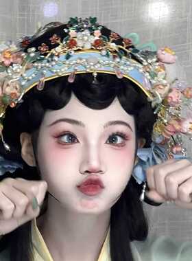 戏曲风发带合金民族风京剧发饰