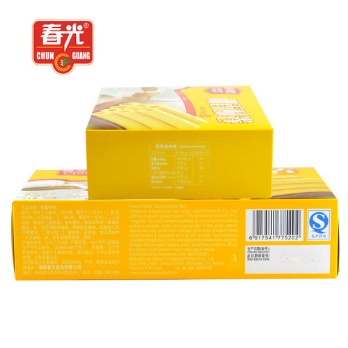 海南特产春光椰香酥卷 盒榴莲酥卷椰浆注心椰汁蛋卷三亚特产 - 图1
